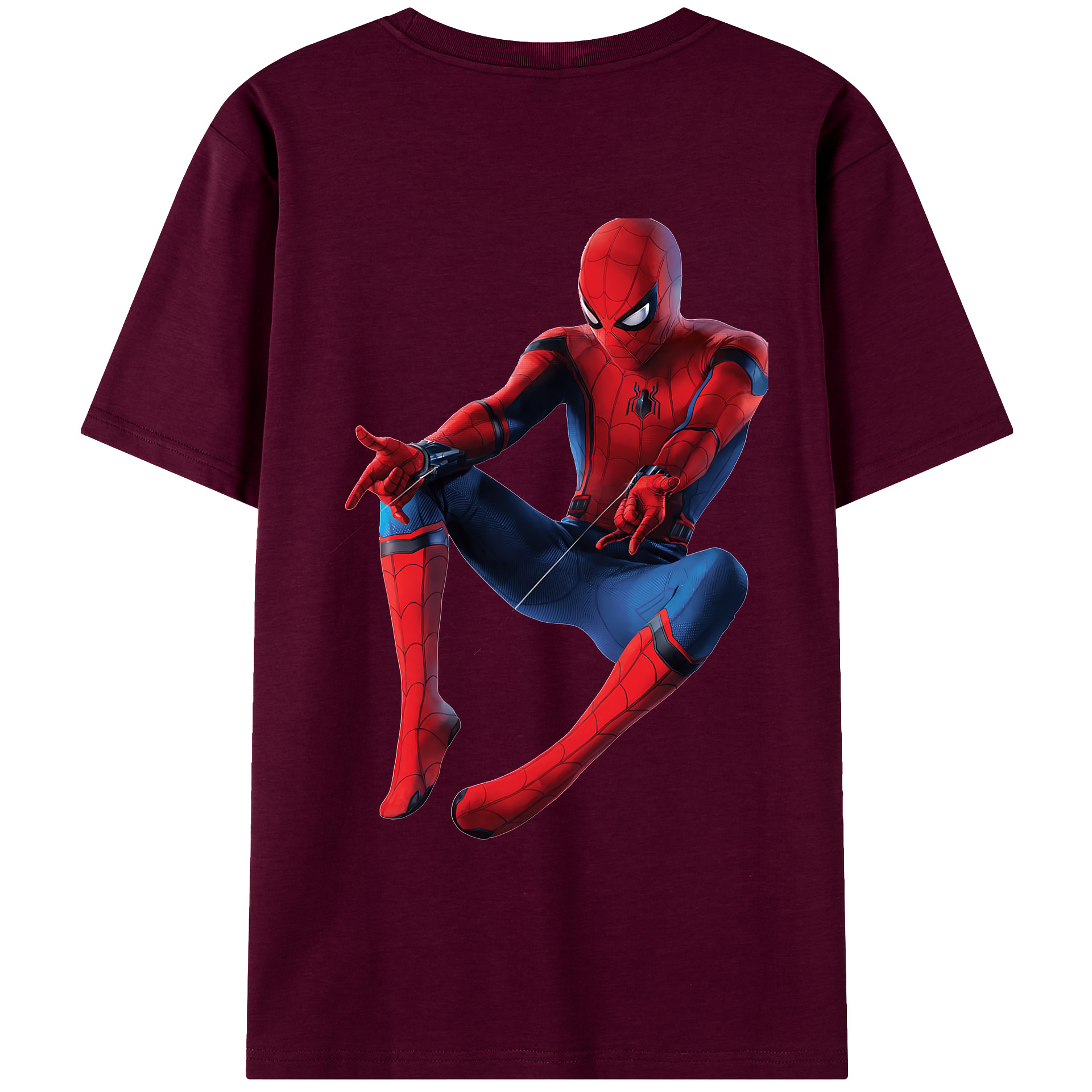 （画像用） Spider Man スパイダーマン レディース半袖Tシャツ(バックプリント)